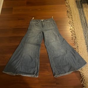 Free People Wide Leg Jeans
